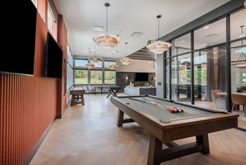 Expansive resident lounge
